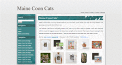 Desktop Screenshot of mainecooncats.blogly.net