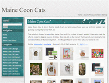 Tablet Screenshot of mainecooncats.blogly.net